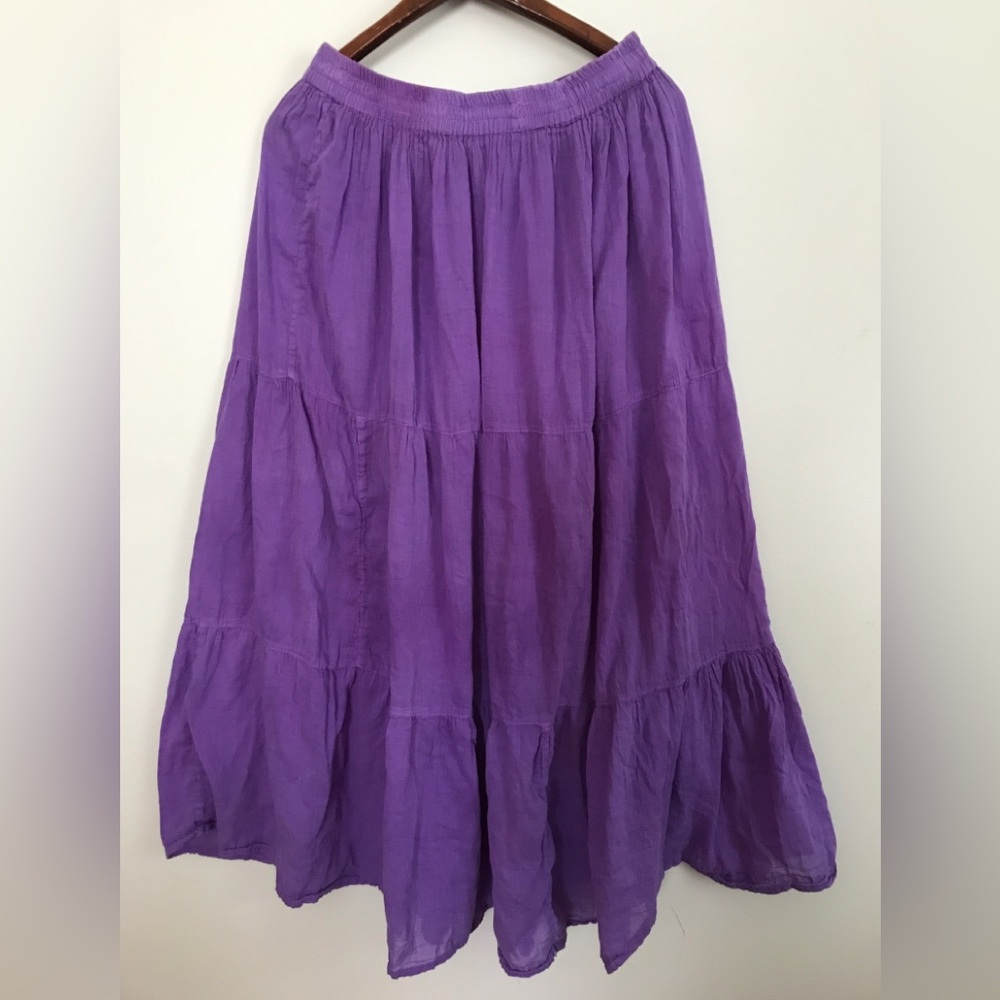 Belma 100% Cotton Long Maxi Skirt